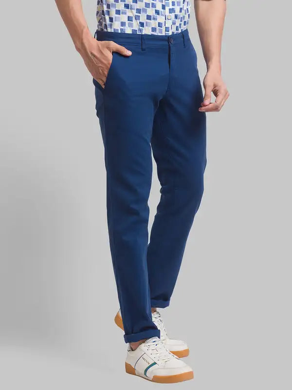 Men Lrt Fit Khaki Trouser