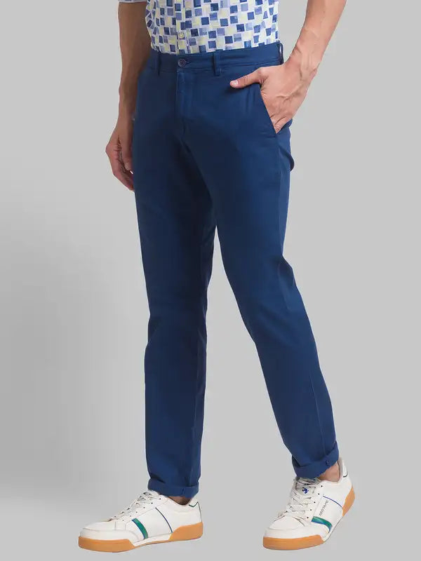 Men Lrt Fit Khaki Trouser