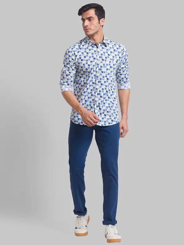 Men Lrt Fit Khaki Trouser