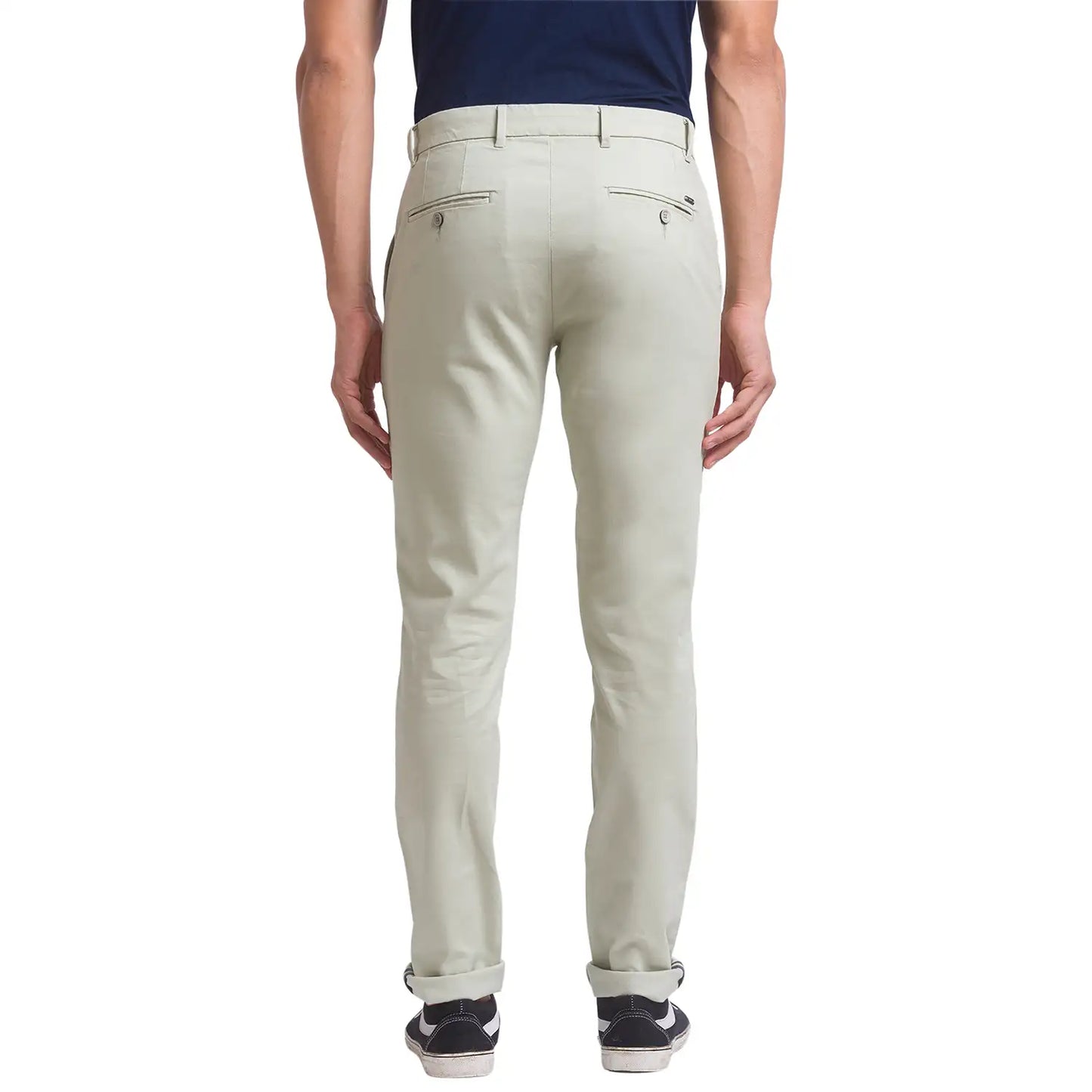 Men Slim Fit Black Trouser