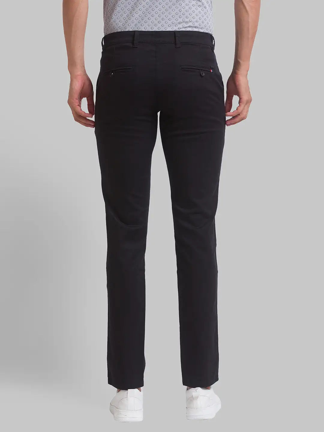 Men Tapered Fit Khaki Chinos & Trouser