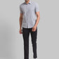 Men Tapered Fit Khaki Chinos & Trouser