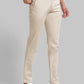 Men Tapered Fit White Chinos & Trouser