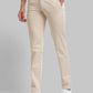 Men Tapered Fit White Chinos & Trouser