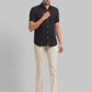 Men Tapered Fit White Chinos & Trouser