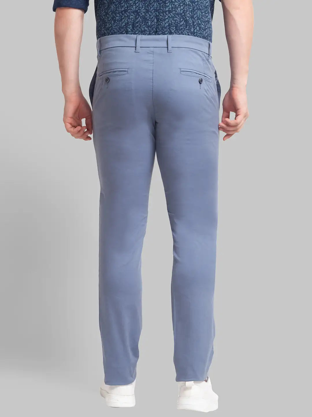 Men Tapered Fit Khaki Trouser