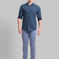 Men Tapered Fit Khaki Trouser
