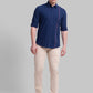 Men Tapered Fit Green Trouser