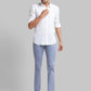 Men Tapered Fit Dark Blue Trouser