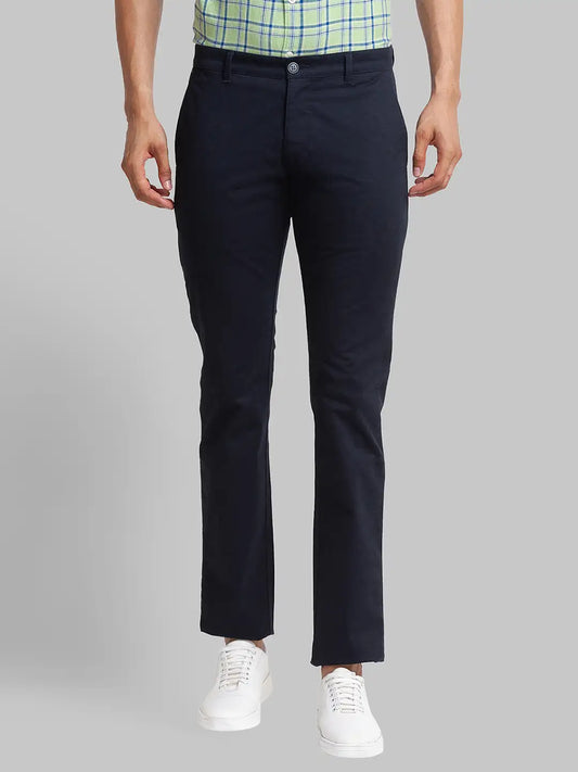 Men Tapered Fit Fawn Trouser