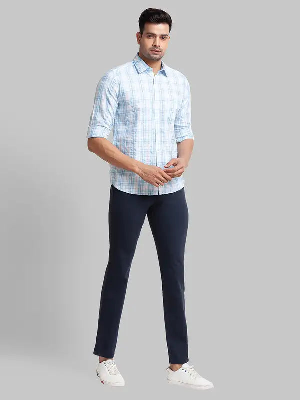 Men Lrt Fit Khaki Trouser