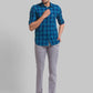 Men Tapered Fit Brown Chinos & Trouser