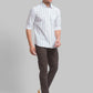 Men Tapered Fit Blue Trouser