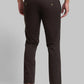 Men Tapered Fit Brown Chinos