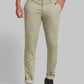 Men Tapered Fit Blue Chinos & Trouser