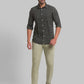 Men Tapered Fit Blue Chinos & Trouser