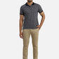 Men Low Rise Tapered Fit Blue Trouser