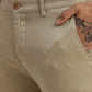 Men Low Rise Tapered Fit Blue Trouser