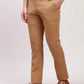 Parx Men Black Solid Lrt Fit Cotton Blend Trousers