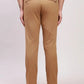 Parx Men Black Solid Lrt Fit Cotton Blend Trousers