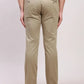 Parx Men Blue Solid Lrt Cotton Blend Trousers