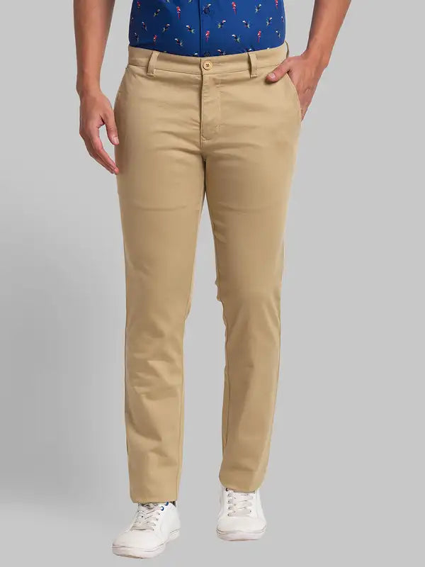 Men Lrt Fit Grey Trouser