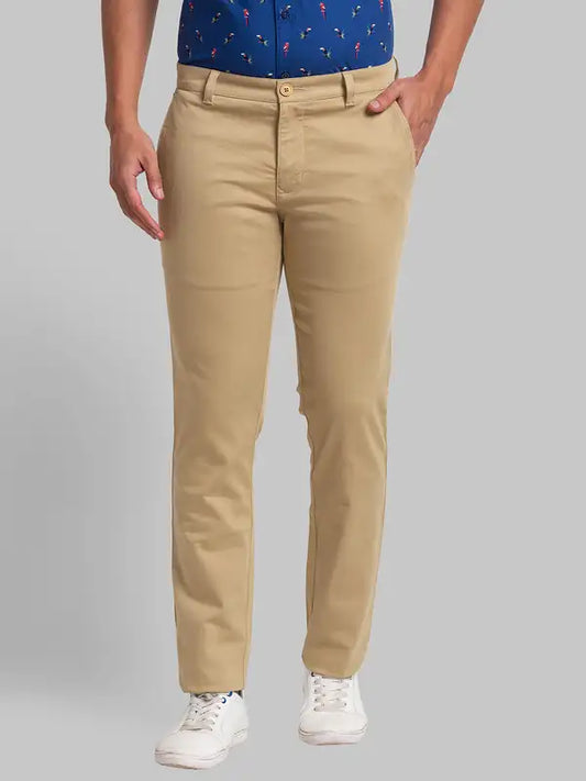 Men Lrt Fit Grey Trouser