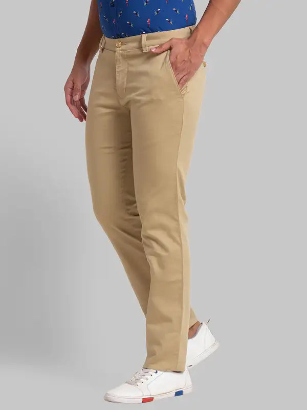 Men Lrt Fit Grey Trouser
