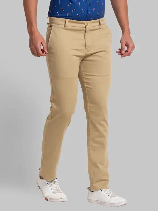 Men Lrt Fit Grey Trouser