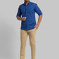 Men Lrt Fit Grey Trouser