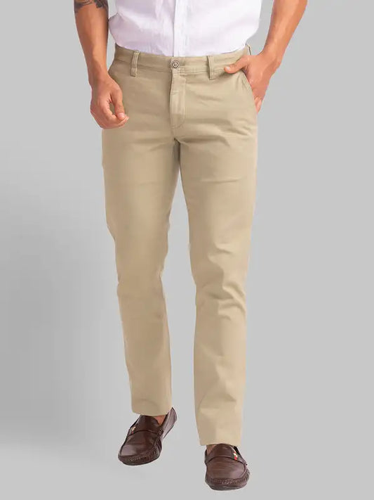 Men Lrt Fit Green Trouser
