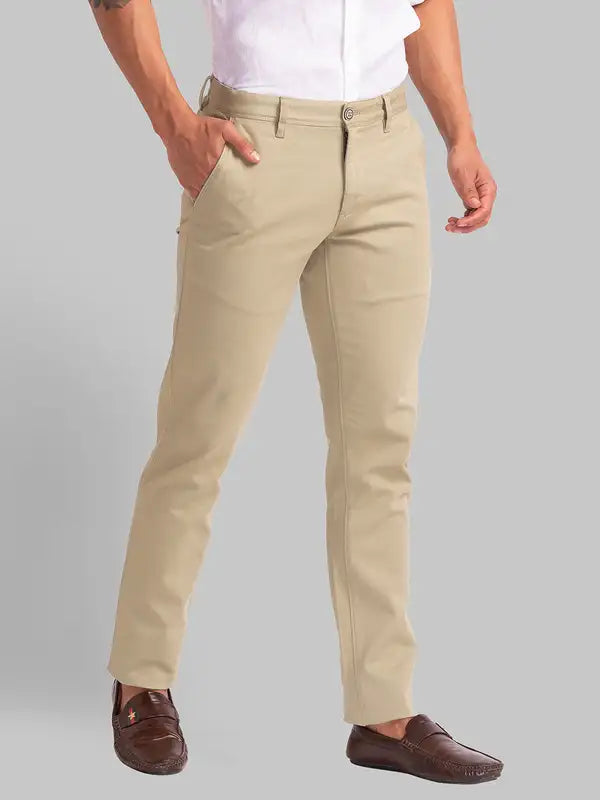 Men Lrt Fit Green Trouser