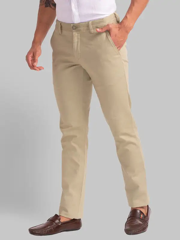 Men Lrt Fit Green Trouser
