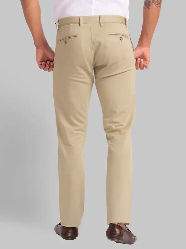 Men Lrt Fit Green Trouser