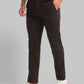 Men Low Rise Tapered Fit Blue Trouser