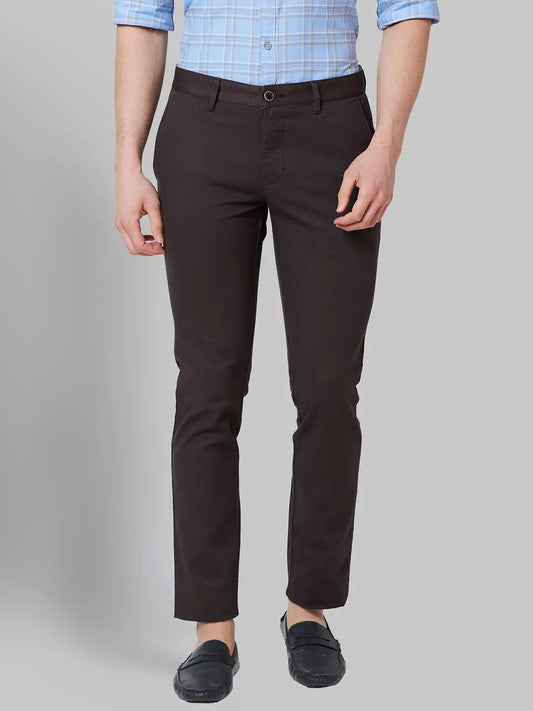Men Lrt Fit Khaki Trouser