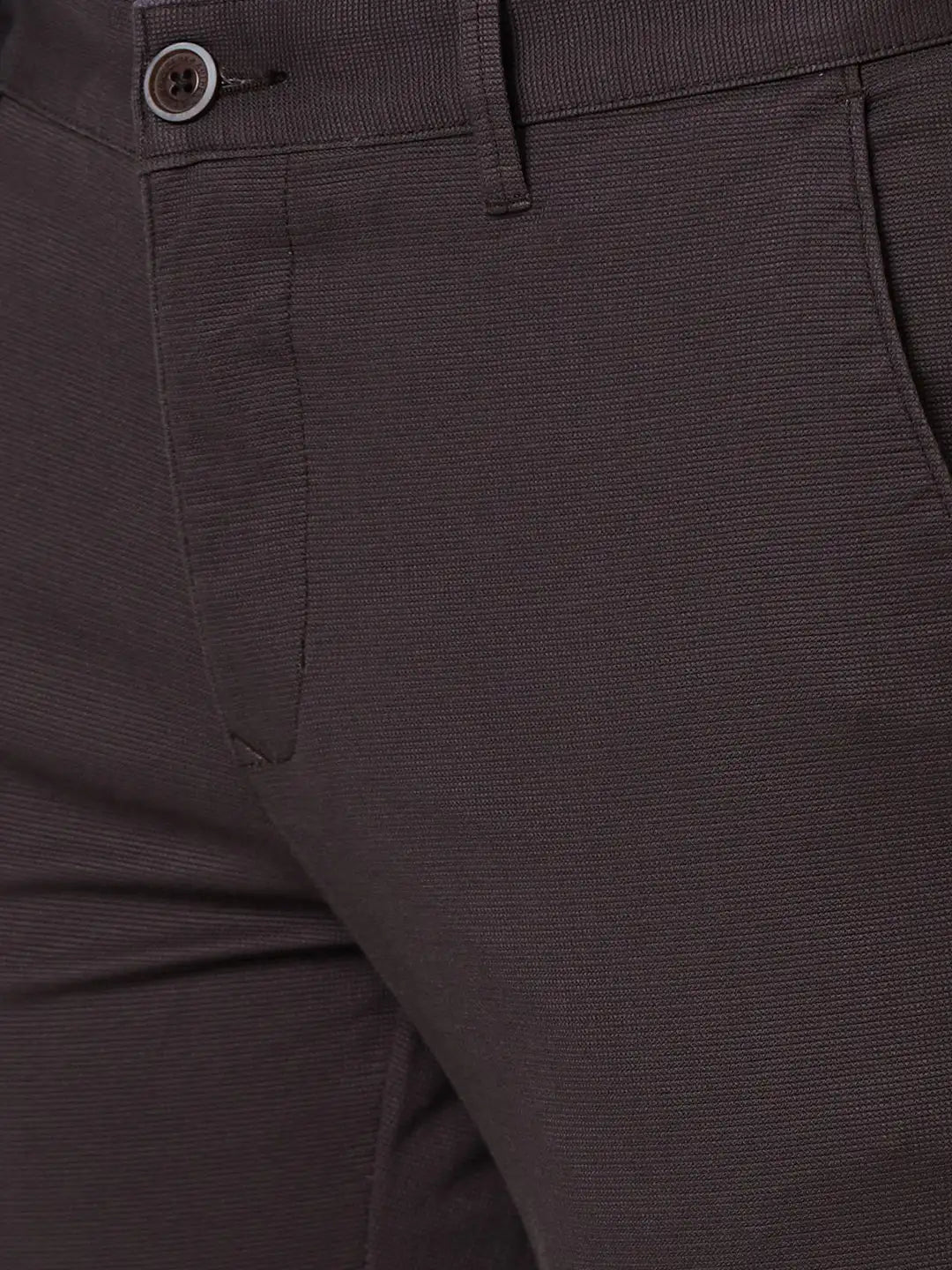 Men Lrt Fit Khaki Trouser