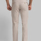 Men Low Rise Tapered Fit Fawn Trouser