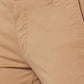 Men Low Rise Tapered Fit Beige Trouser