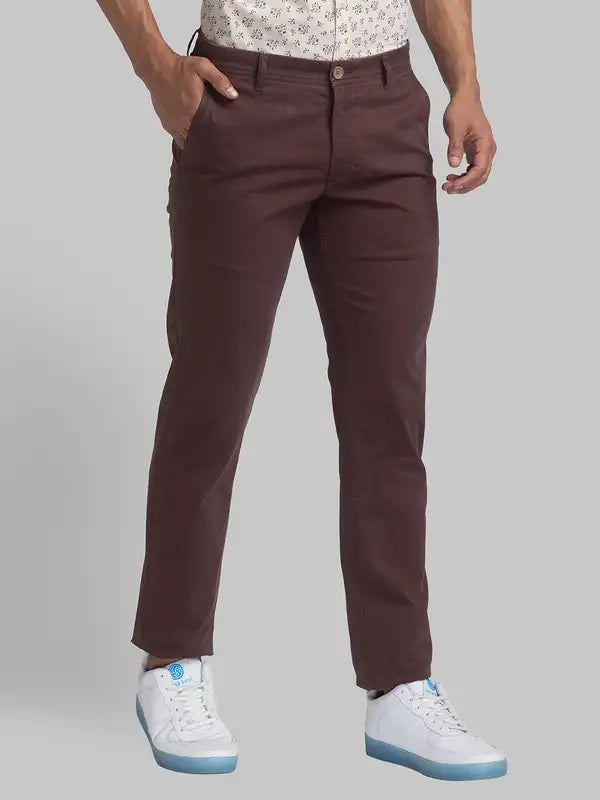 Men Lrt Fit Blue Trouser