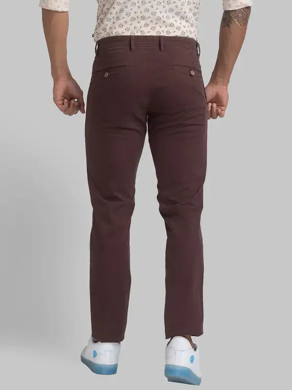 Men Lrt Fit Blue Trouser