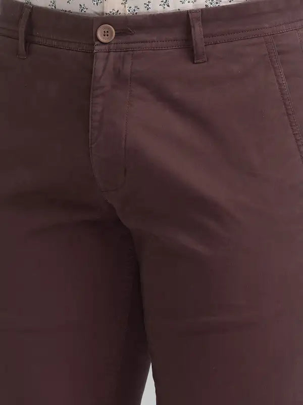 Men Lrt Fit Blue Trouser