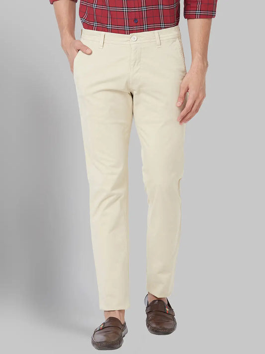 Men Lrt White Trouser
