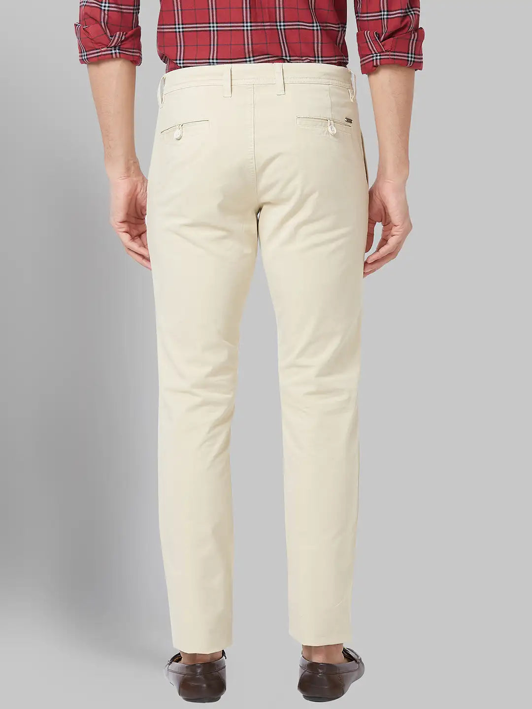 Men Lrt White Trouser