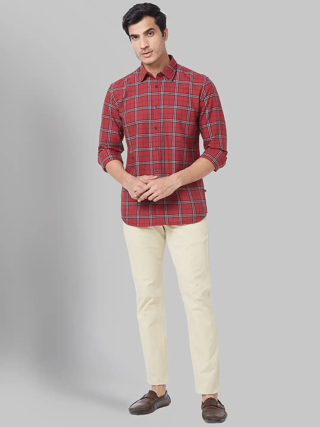 Men Lrt White Trouser