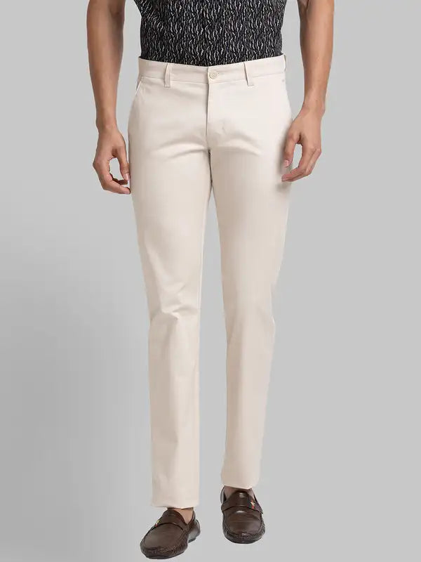 Men Lrt Fit Khaki Trouser