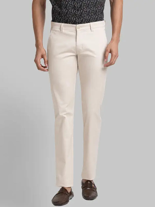 Men Lrt Fit Khaki Trouser