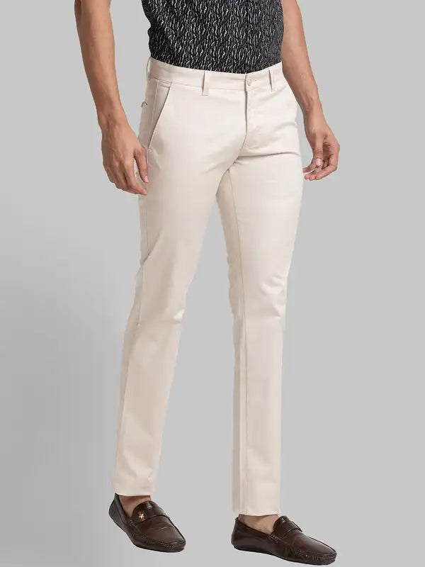 Men Lrt Fit Khaki Trouser
