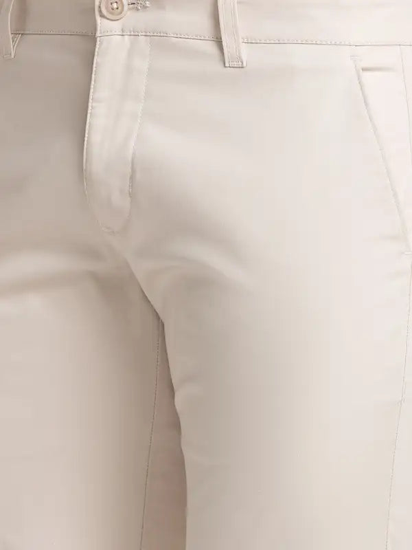 Men Lrt Fit Khaki Trouser