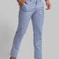 Men Green Lrt Fit Solid Cotton Blend Trouser